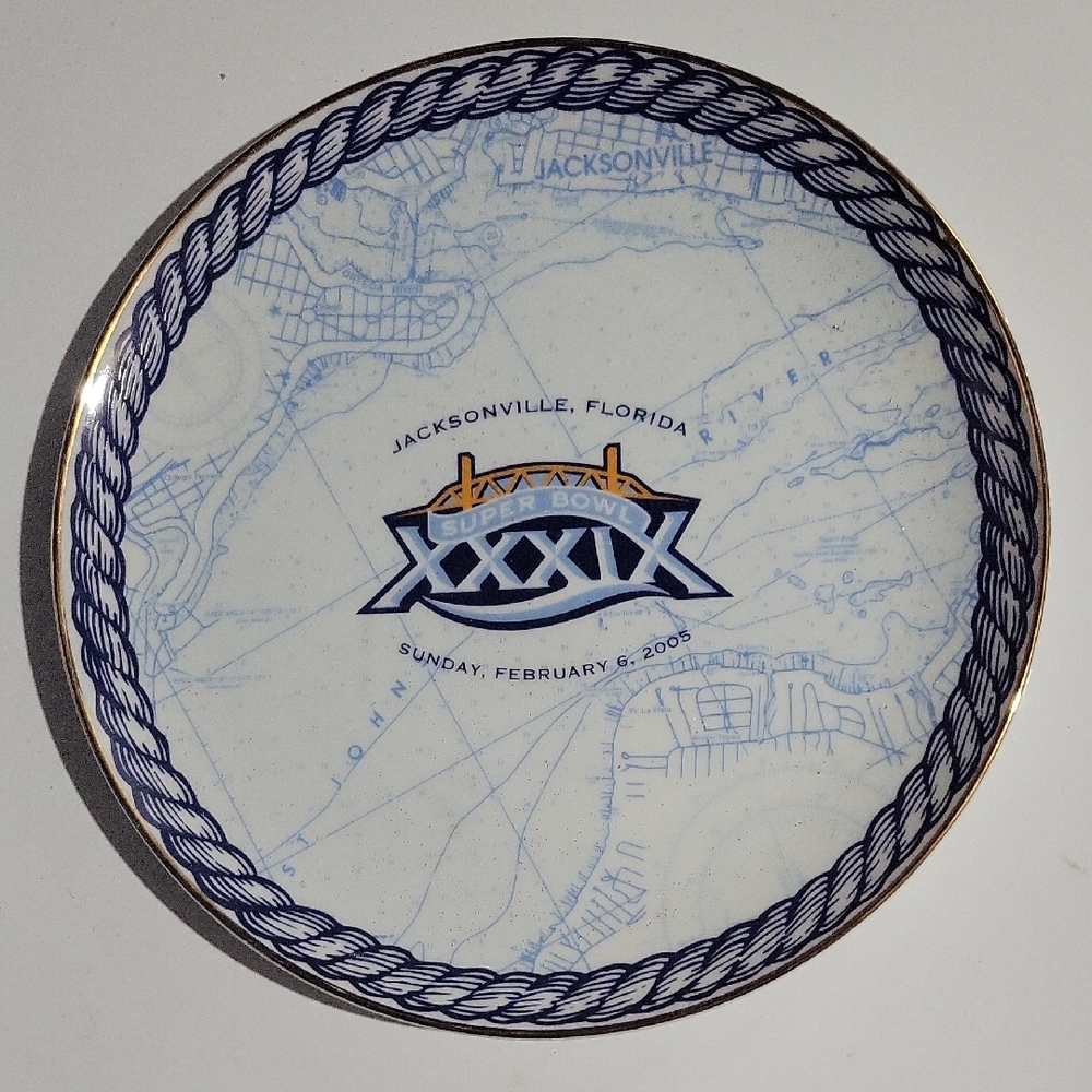 Super Bowl XXXIX Commemorative Plate